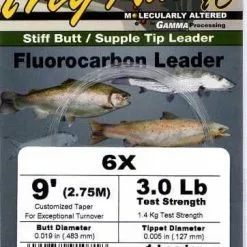 Frog Hair Fluorocarbon Leaders